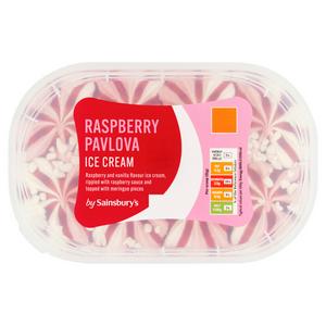 Sainsbury's Raspberry & Peach Melba Ice Cream 900ml