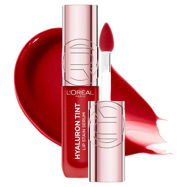 L'Oréal Paris Lip Stain Serum Hyaluron Tint 420 Le Rouge Paris 5ml - gallery image 1