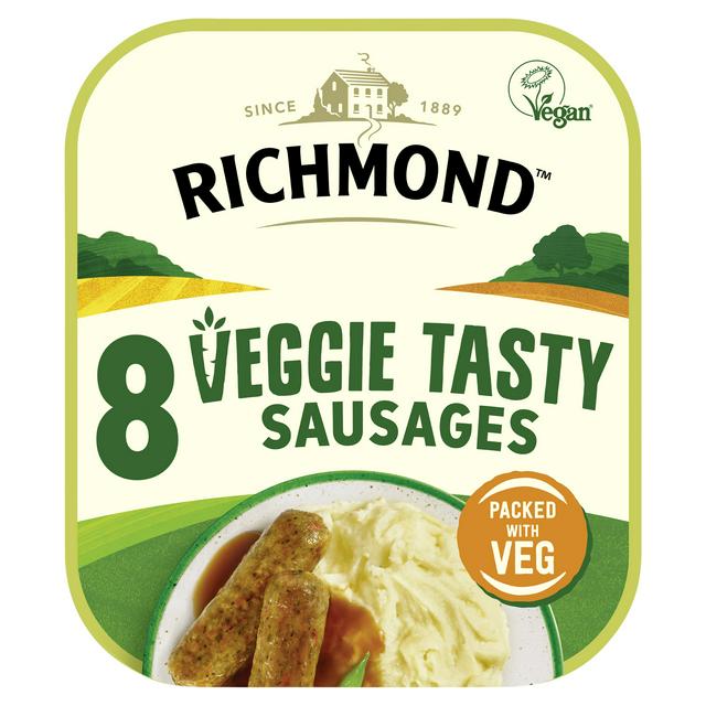 Richmond 8 Veggie Tasty Vegetarian Sausages 304g - gallery image 1