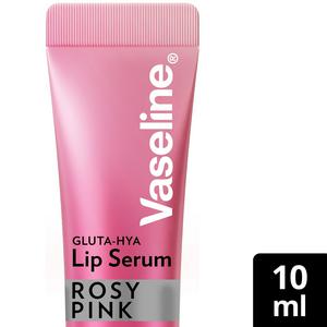 Vaseline 10ml Gluta Hya Rosy Pink Lip Serum Gloss - video