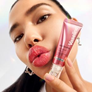 Vaseline 10ml Gluta Hya Rosy Pink Lip Serum Gloss - gallery image 6