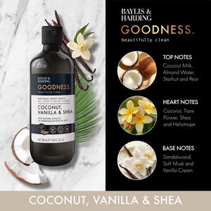 Baylis & Harding 500ml Goodness Coconut, Vanilla & Shea Body Wash - gallery image 3