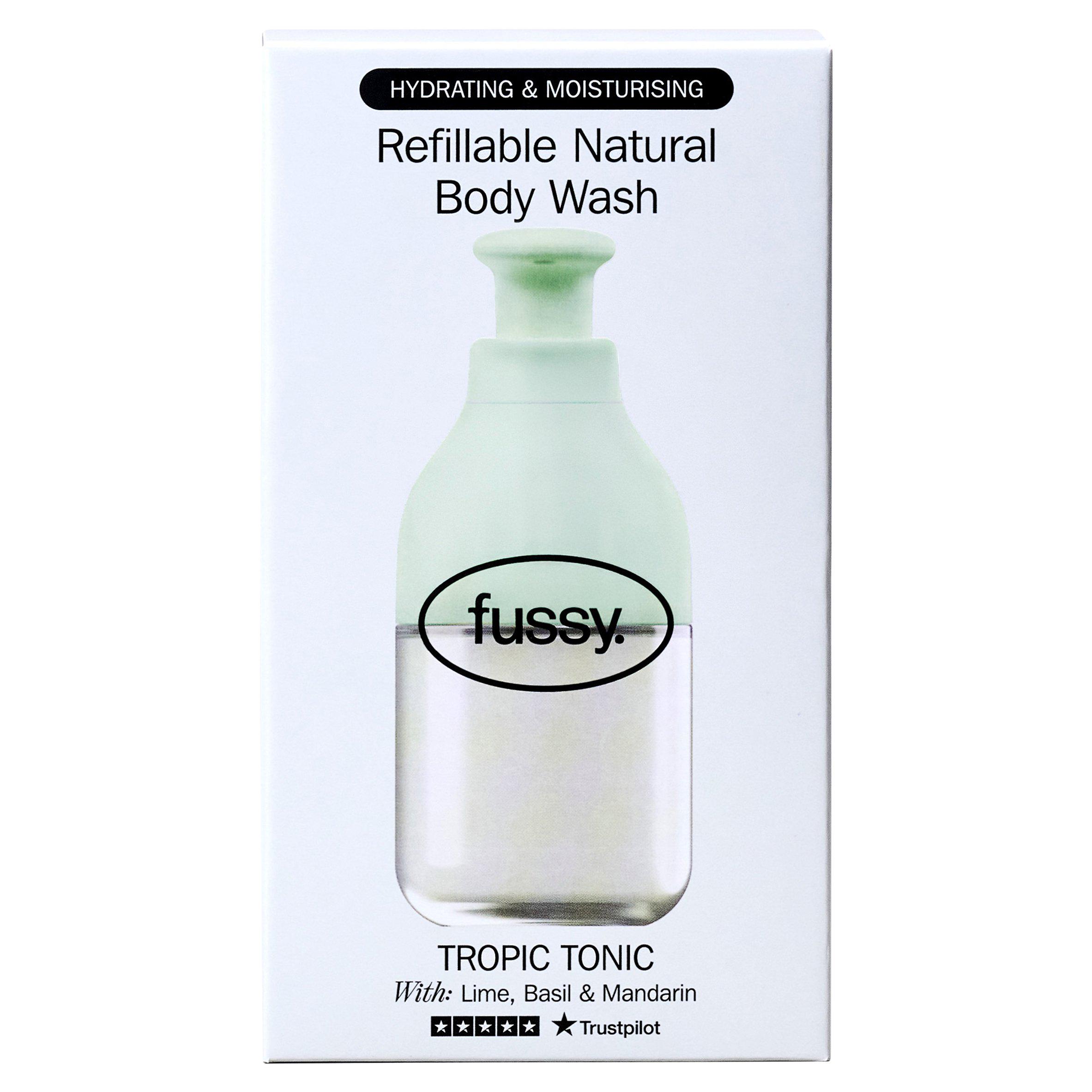 Fussy Refillable Natural Body Wash Tropic Tonic 320ml