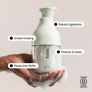 Fussy 320ml Refillable Natural Tropic Tonic Body Wash - gallery image 3