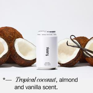 Fussy 320ml Coconut Milk Refillable Natural Body Wash - gallery image 4
