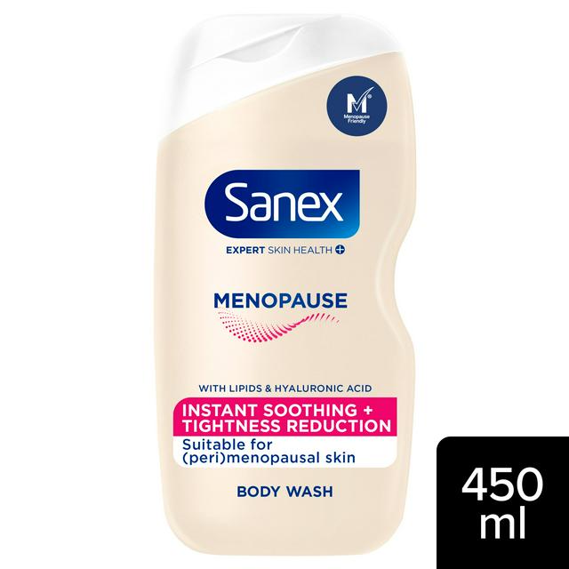 Sanex 450ml Expert Skin Health+ Menopause Shower Gel Body Wash - gallery image 1