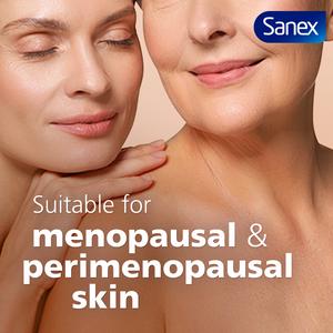 Sanex 450ml Expert Skin Health+ Menopause Shower Gel Body Wash - gallery image 3
