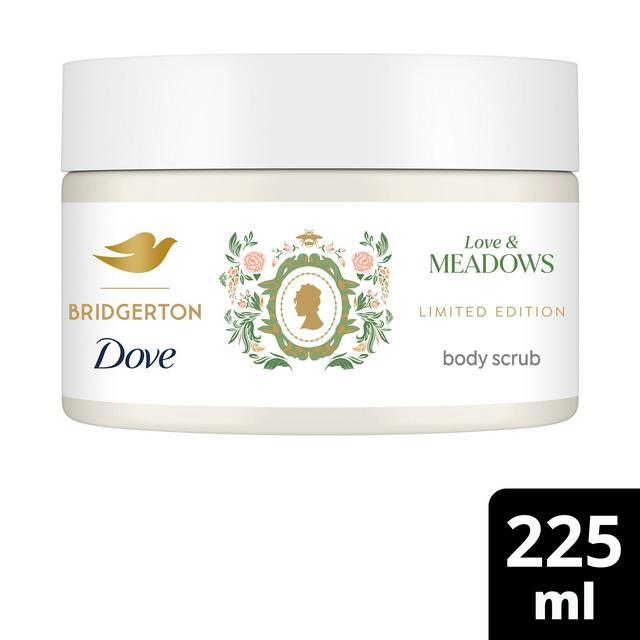 Dove 225ml Bridgerton Love & Meadows Body Scrub, Limited Edition - gallery image 1