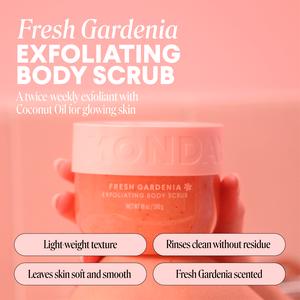 Monday Haircare 510g Fresh Gardenia Exfoliating Body Scrub - gallery image 3