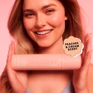 Monday Haircare 265ml Peaches & Cream Moisture Whipped Body Wash - gallery image 6