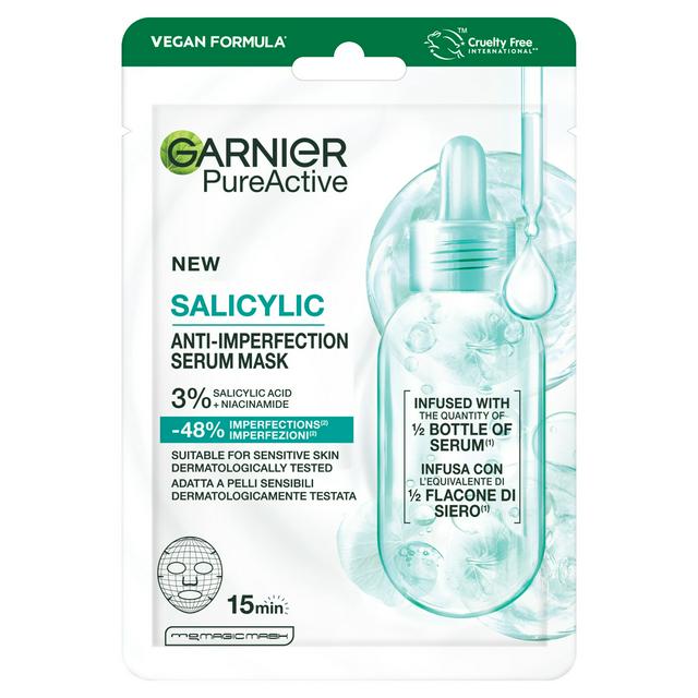 Garnier Pure Active 3% Niacinamide, Salicylic, Aha, Centella Asiatica Anti Imperfection Face Mask