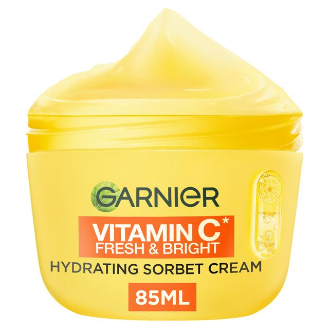 Garnier 85ml Vitamin C Fresh & Bright 4% Vitamin C + Niacinamide Hydrating Sorbet Cream - gallery image 1