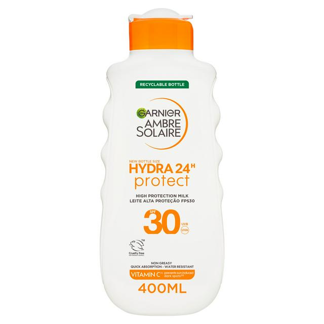 Garnier Ambre Solaire Hydra 24H Protect SPF30 Sun Cream Lotion 400ml