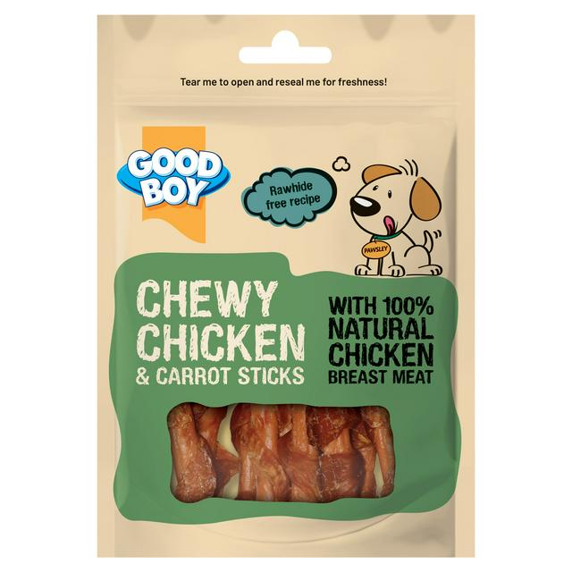Good Boy 70g Chewy Chicken & Carrot Sticks Dog Treats