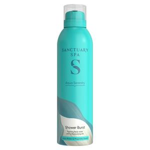 Sanctuary Spa 200ml Aqua Serenity Lotus Water & Magnolia Scent Shower Burst