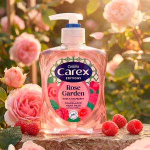 Carex 250ml Editions Rose Garden Rose & Raspberry Antibacterial Hand Wash - gallery image 2