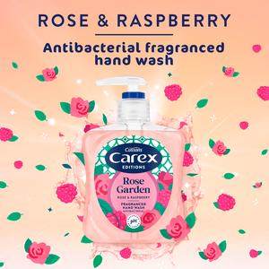 Carex 250ml Editions Rose Garden Rose & Raspberry Antibacterial Hand Wash - gallery image 3