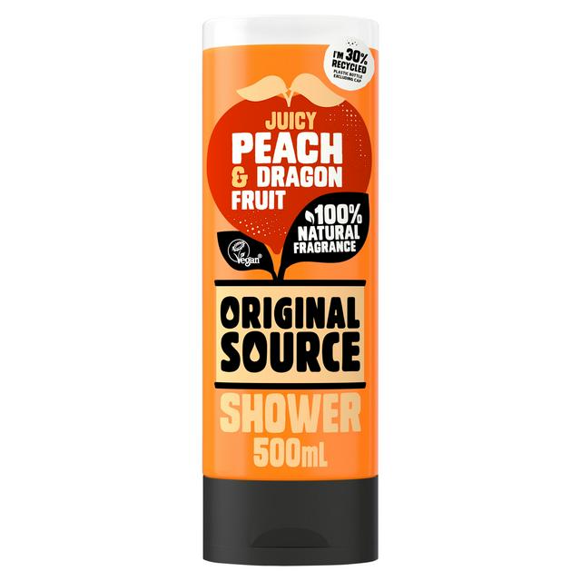 Original Source 500ml Peach & Dragon Fruit Shower Gel - gallery image 1