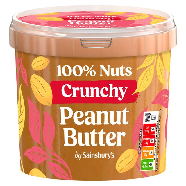 Sainsbury's 1kg 100% Crunchy Peanut Butter - gallery image 1
