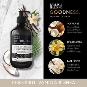Baylis & Harding 500ml Goodness Coconut, Vanilla & Shea Hand Wash - gallery image 4