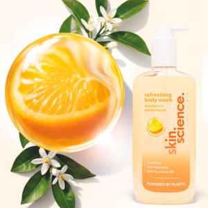 Ineos Skin Science 500ml Mandarin + Sandalwood Body Wash - gallery image 2