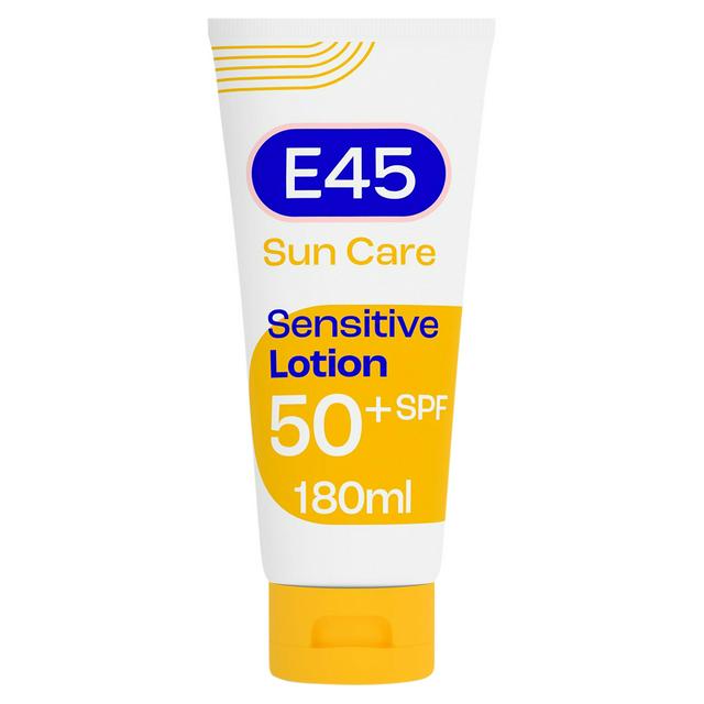 E45 180ml Sun Care SPF 50+ UVB + UVA Sensitive Lotion - gallery image 1
