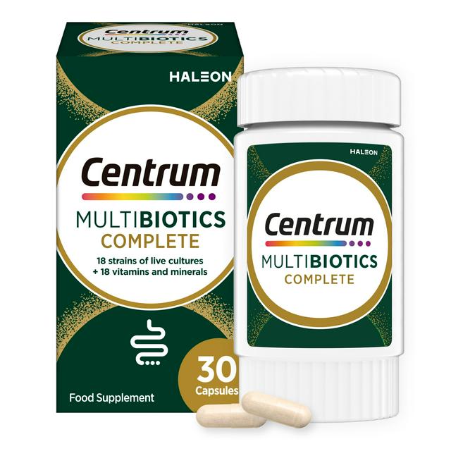 Centrum Multibiotics 30 x Complete Probiotic & Multivitamin Capsules - gallery image 1