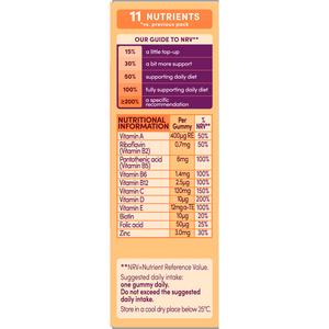 Bassetts 30 x Orange Flavour 3 to 11 Years Immune Support One a Day Kids Gummies - gallery image 2