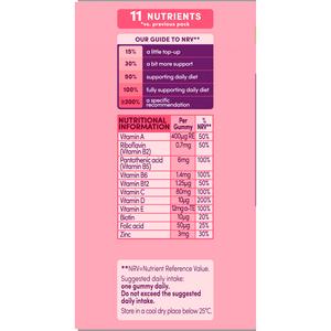 Bassetts 60 x Strawberry Flavour 3 to 6 Years Kids Multivitamin Gummies - gallery image 2