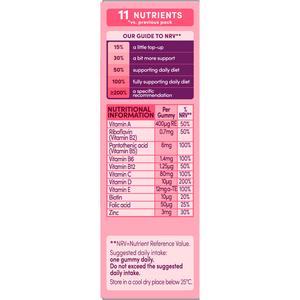 Bassetts 30 x Strawberry Flavour 3 to 6 Years One a Day Kids Multivitamin Gummies - gallery image 2