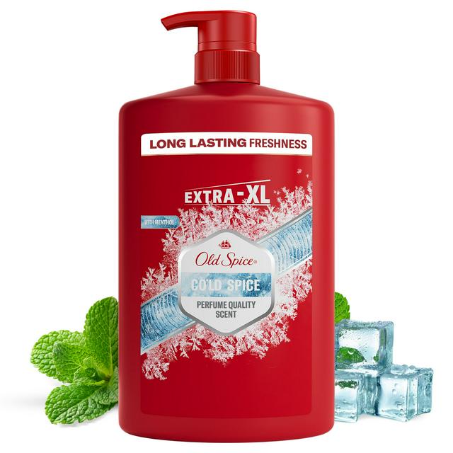 Old Spice 1000ml Cold Spice 3 in 1 Shower Gel - gallery image 1