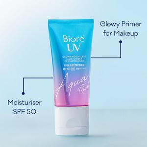 Bioré 50ml UV Aqua Rich SPF 50 Glowy Weightless Moisturiser - gallery image 2