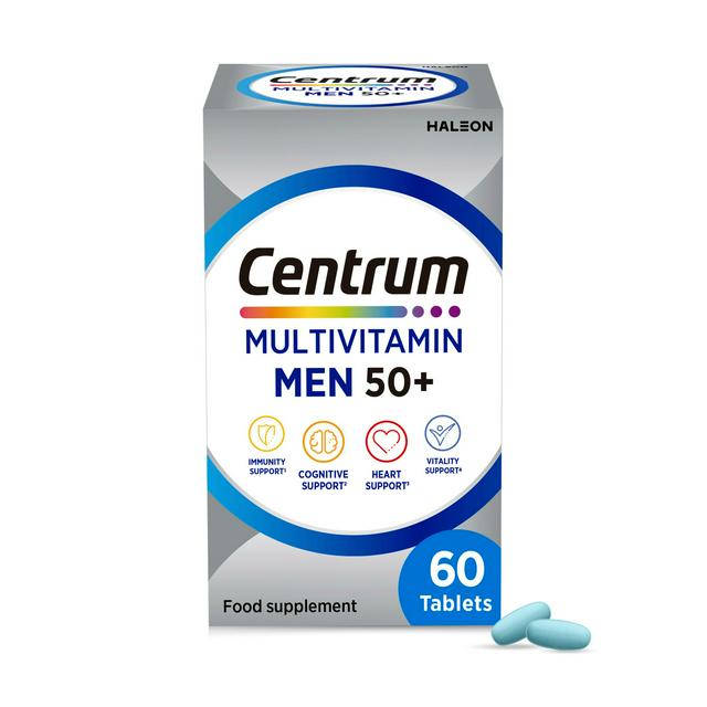 Centrum 60 x Men 50+ Multivitamins & Vitamin Tablets - gallery image 1