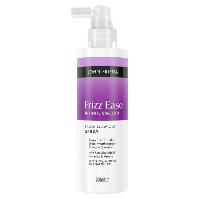 John Frieda 200ml Frizz Ease Infinite Smooth Salon Blow Out Spray - gallery image 1