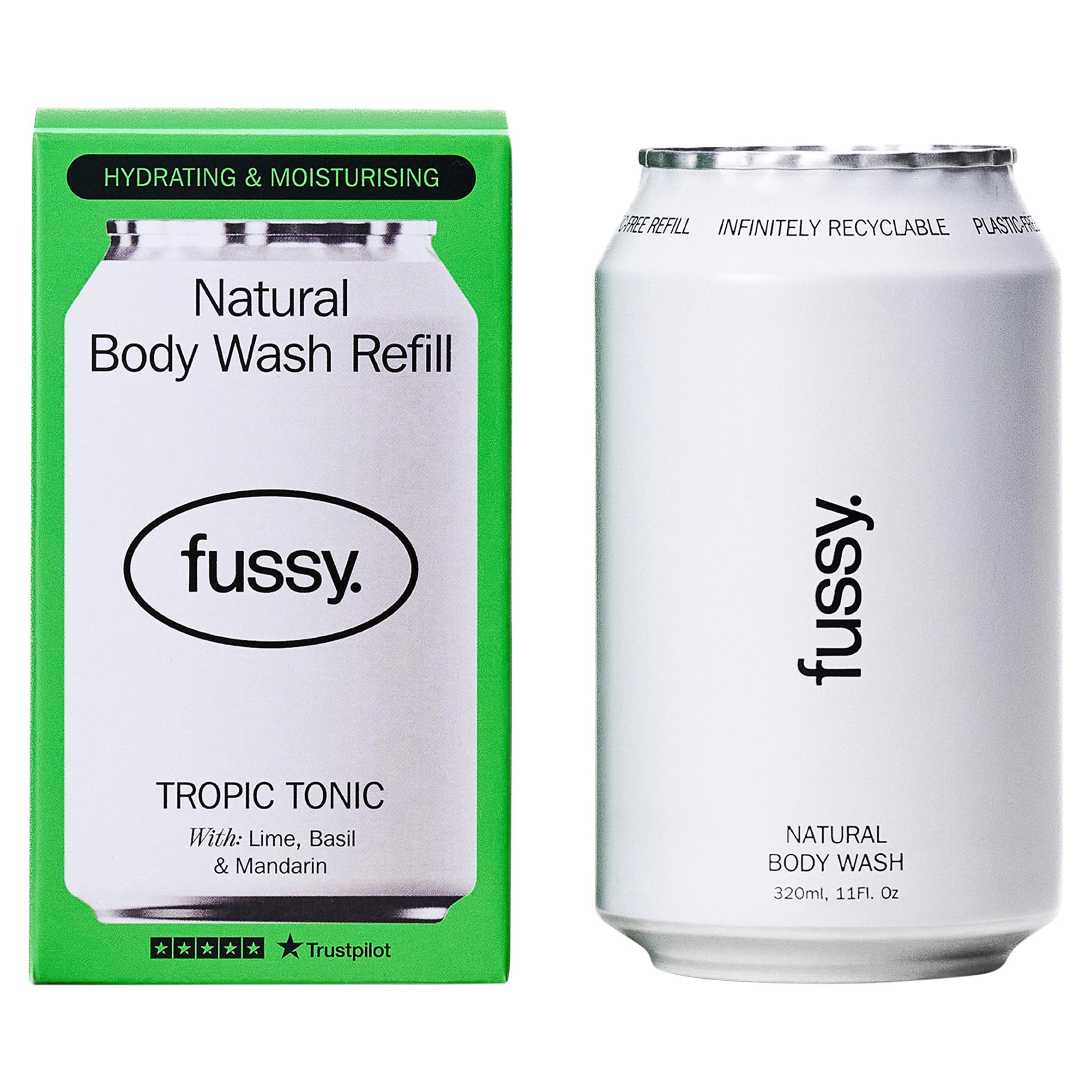 Fussy Natural Body Wash Refill Tropic Tonic 320ml thumbnail 2
