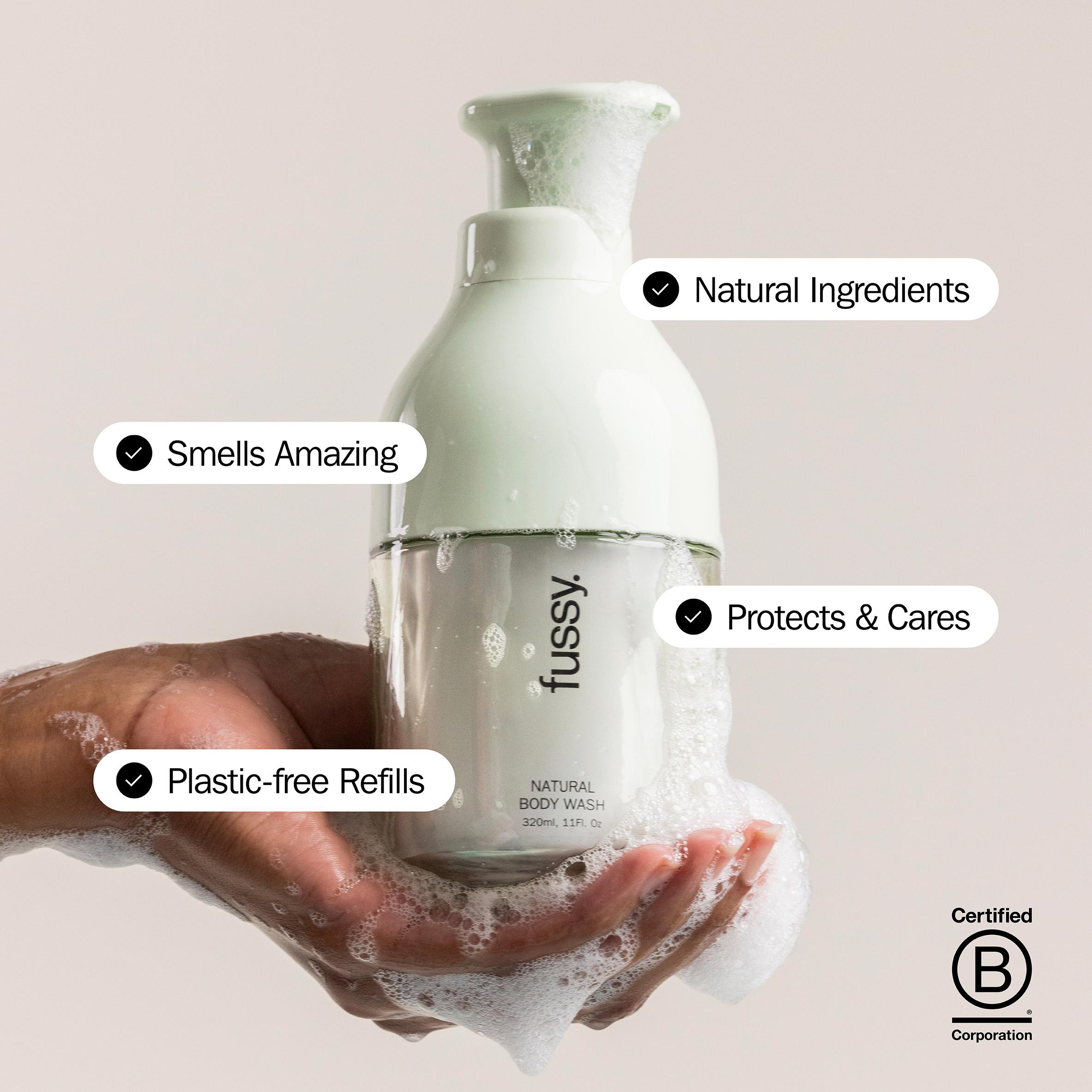 Fussy Natural Body Wash Refill Tropic Tonic 320ml thumbnail 3