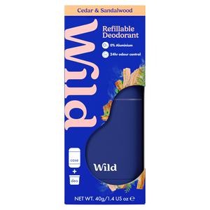 Wild Sandalwood & Cedar Refillable Natural Deodorant 40g