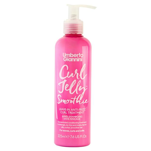 Umberto Giannini 225ml Leave in Anti Frizz Treatment Curl Jelly Smoothie Shampoo - gallery image 1