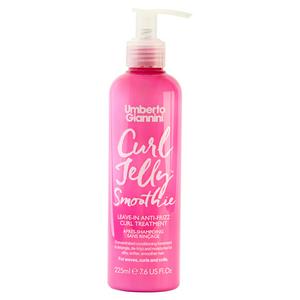 Umberto Giannini 225ml Leave in Anti Frizz Treatment Curl Jelly Smoothie Shampoo
