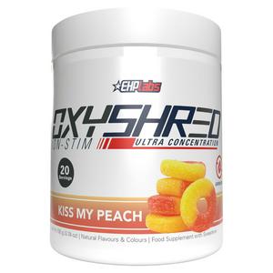 EHP Labs 106g Oxyshred Non Stim Ultra Concentration Kiss My Peach