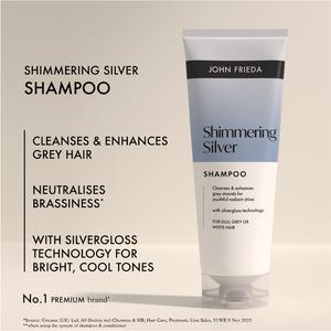 John Frieda 250ml Shimmering Silver Shampoo - gallery image 3