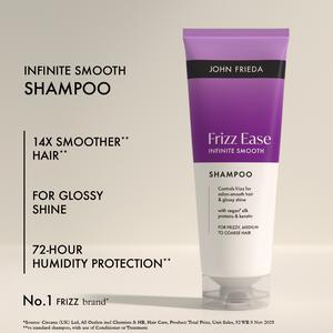John Frieda 250ml Frizz Ease Infinite Smooth Shampoo - gallery image 2