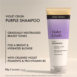 John Frieda 250ml Violet Crush Purple Shampoo - gallery image 3