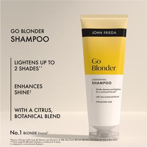 John Frieda 250ml Go Blonder Lightening Shampoo - gallery image 3