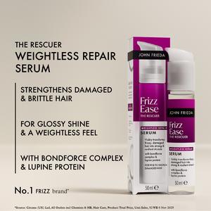 John Frieda 50ml the Rescuer Weightless Hair Repair Serum - gallery image 2