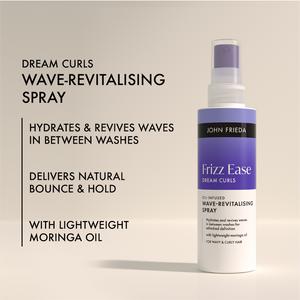 John Frieda 150ml Frizz Ease Dream Curls Oil Infused Wave Revitalising Spray - gallery image 3
