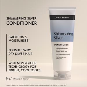 John Frieda 250ml Shimmering Silver Conditioner - gallery image 3
