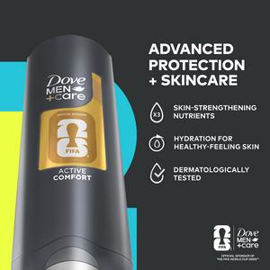 Dove Men+Care 400ml Active Comfort 3 in 1 Hair, Face & Body Wash, FIFA Limited Collection - gallery image 2