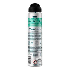 Sure Men 250ml Nonstop Protection Iced Lemon & Sage Antiperspirant Aerosol Deodorant Spray - gallery image 6