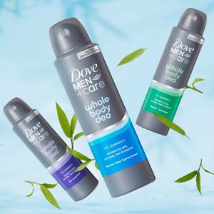 Dove Men+Care 150ml Marine & Blue Cypress Whole Body Deodorant Spray - gallery image 5